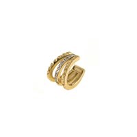 Mono orecchino Rue des Mille Donna Stardust Magnetica in Argento Zirconia EARZ-010 AU - EARZ-010 AU